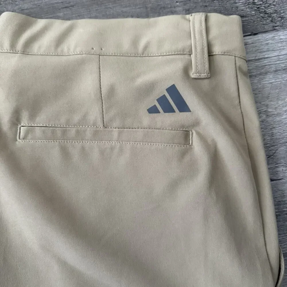 Adidas Golf Ultimate365 Shorts Mens 32 Hemp Beige 10